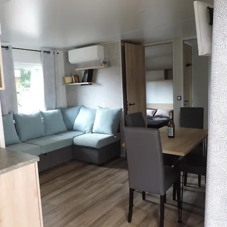 Mobil Home Lege Cap Ferret Camping 4 Etoiles Les Viviers Exterior foto